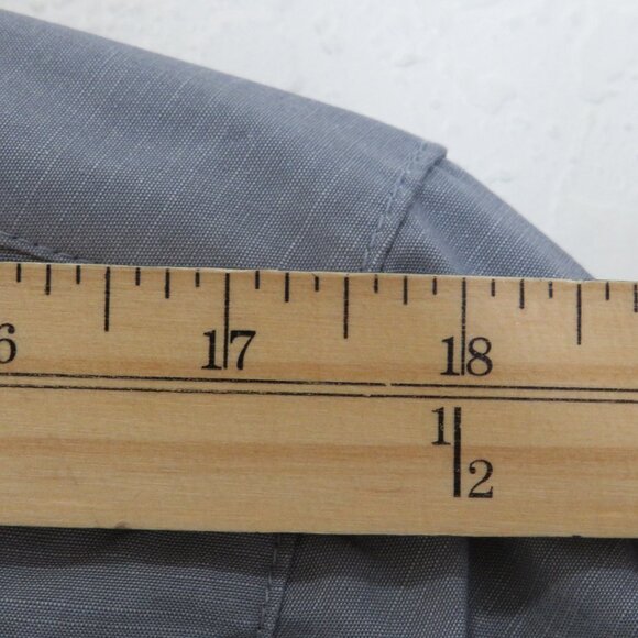 Chef‎ Works* Men's Long Tab Pocket Sleeve Button Down Curved Hem Shirt~ Size XL - Picture 7 of 11